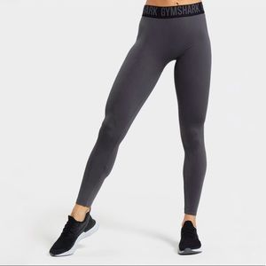 Gymshark Fit Leggings XS Charcoal/Black